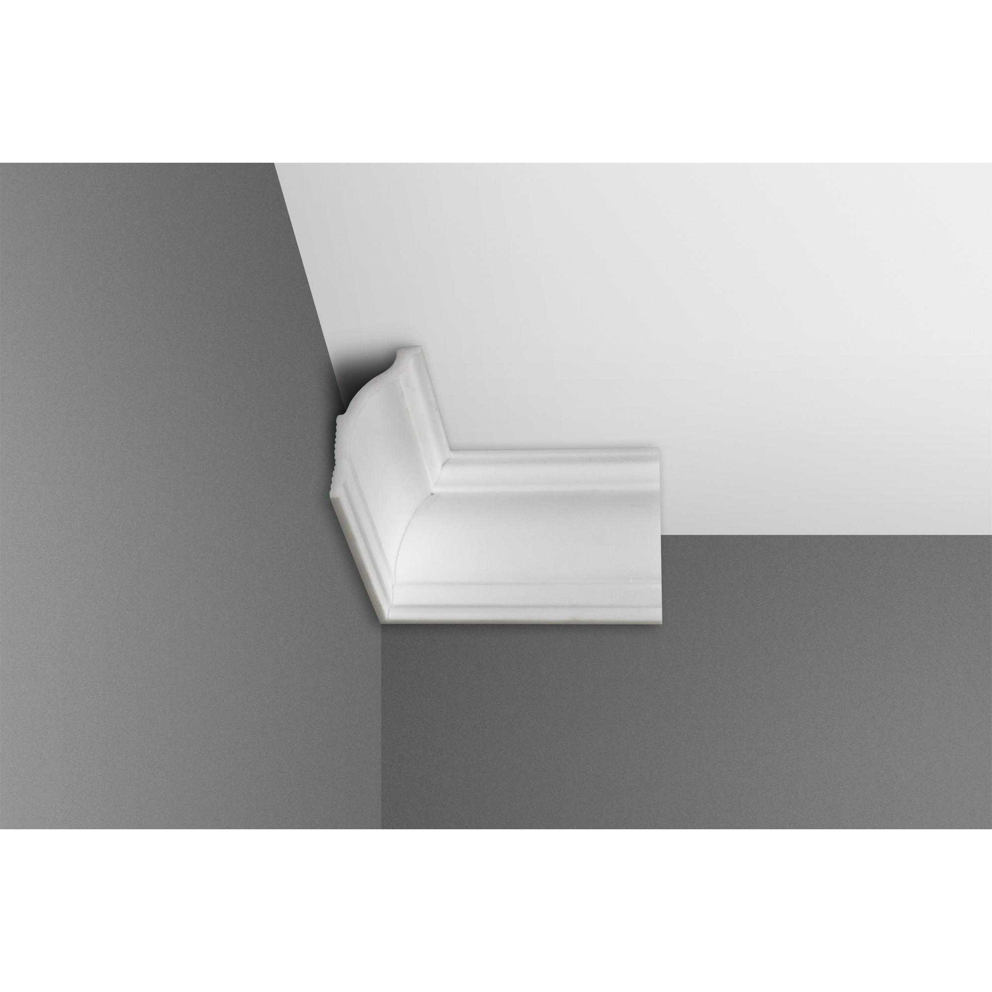 Уголок для потолочного плинтуса полистирол format 5007 белый 30-50 мм 4 шт.