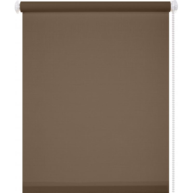 Штора рулонная Inspire Шантунг 100x160 см коричневая