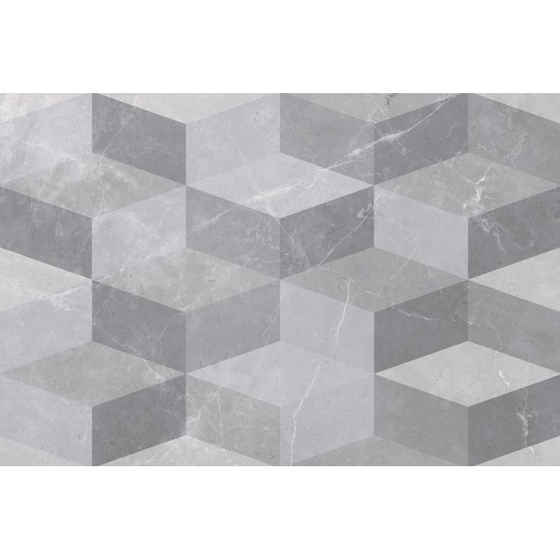 Декор настенный Шахтинская Плитка Дора 20x30 см глянцевый цвет серый