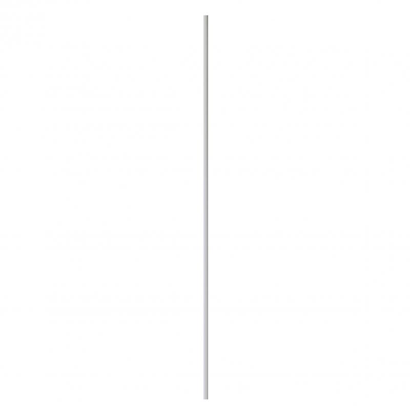 Плинтус потолочный ПВХ Т8/10 мм 3 м, цвет белый