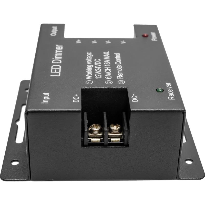 Диммер для монохромной светодиодной ленты 04-11, 12-24 В, 216 Вт, сенсорный пульт IP33