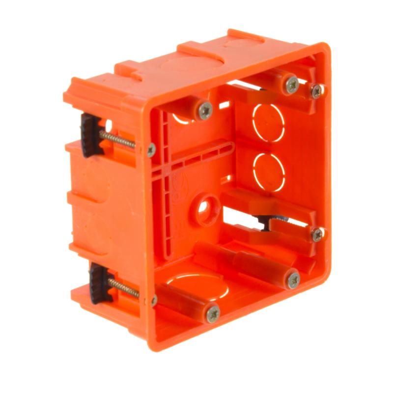 Коробка распределительная Plast Electro Anam 100х100х50 мм цвет оранжевый