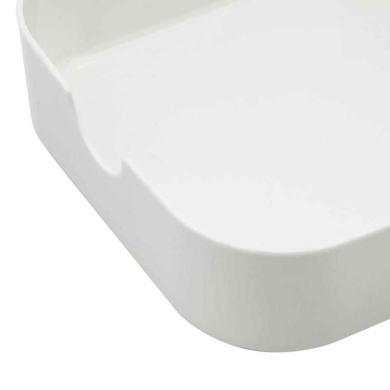 Набор из 4 корзин для выдвижного ящика Sensea Remix цвет белый 16.3x5.3x30.2 см