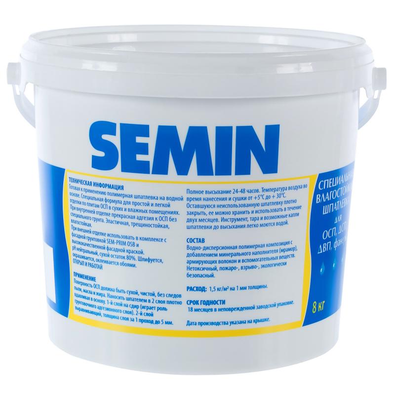 Шпаклёвка полимерная для ОСП Semin SEM-OSB 8 кг