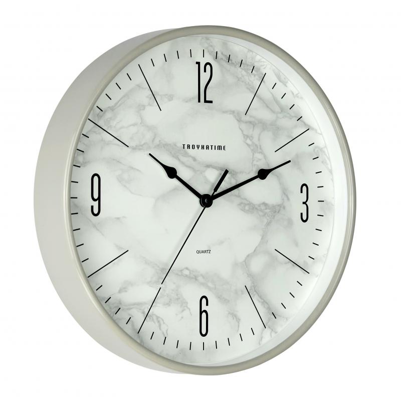 Часы настенные Troykatime «Мрамор» ø30 см