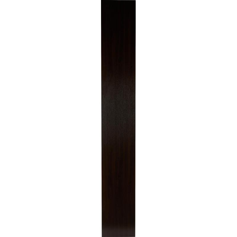 Деталь мебельная 2700x400x16 мм ЛДСП цвет дуб термо тёмный кромка с длинных сторон