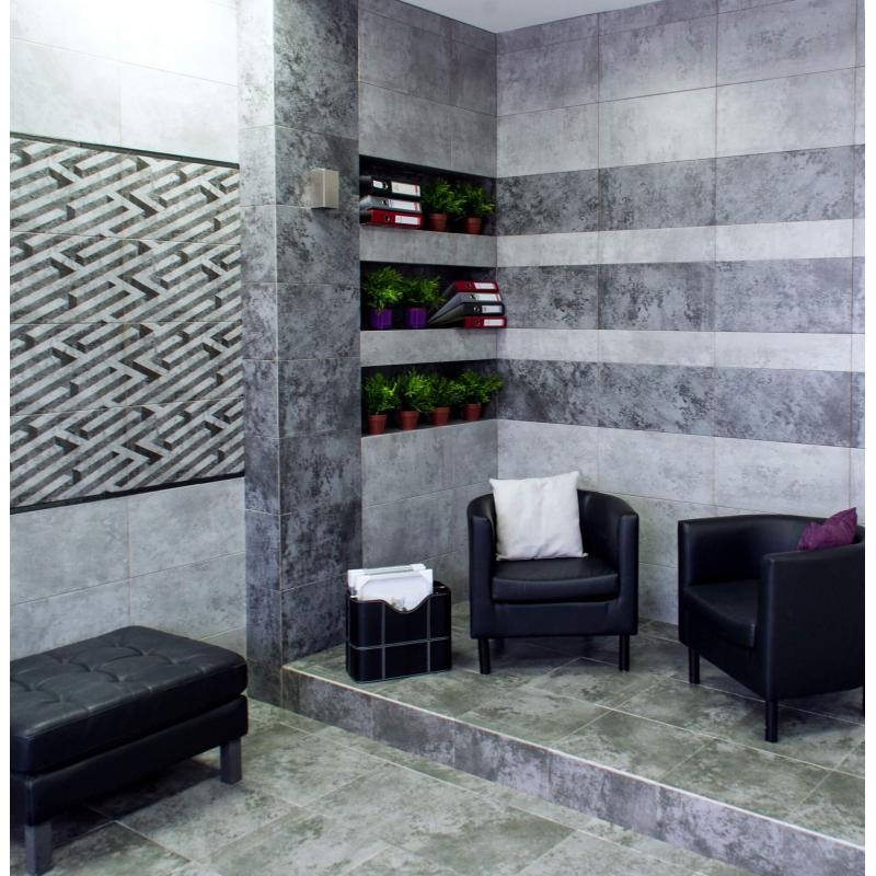 Плитка настенная Керамин Нью-Йорк 30x60 см 1.98 м² матовая цвет серый
