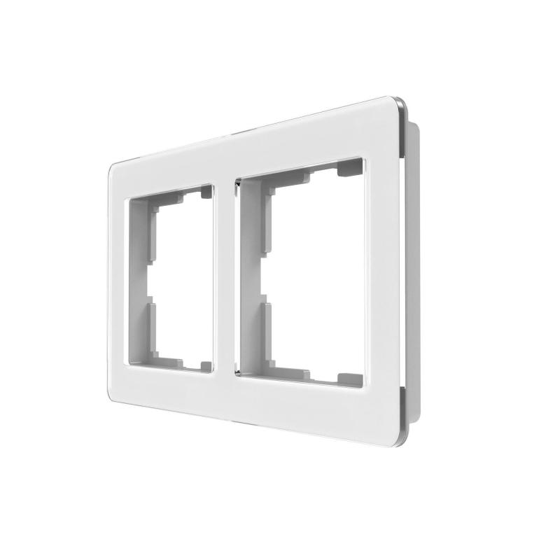Рамка для розеток и выключателей Werkel W0022701 2 поста цвет белый