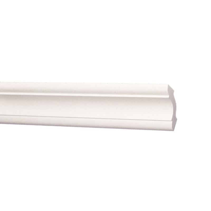 Плинтус потолочный экструдированный полистирол Inspire С06/30 белый 30х30х2000 мм