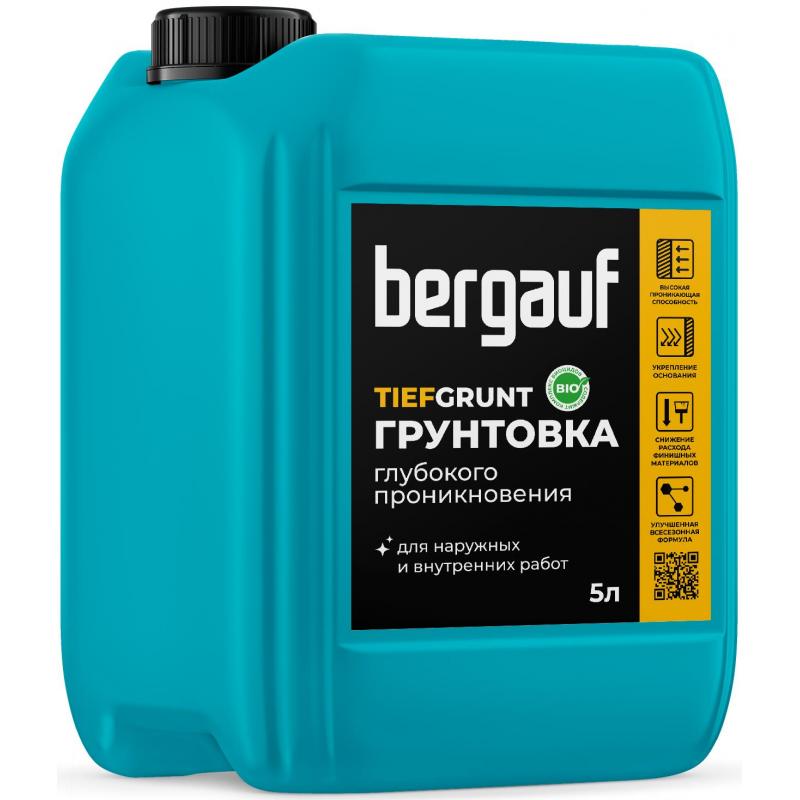 Грунтовка глубокого проникновения Bergauf TiefGrunt 5 л