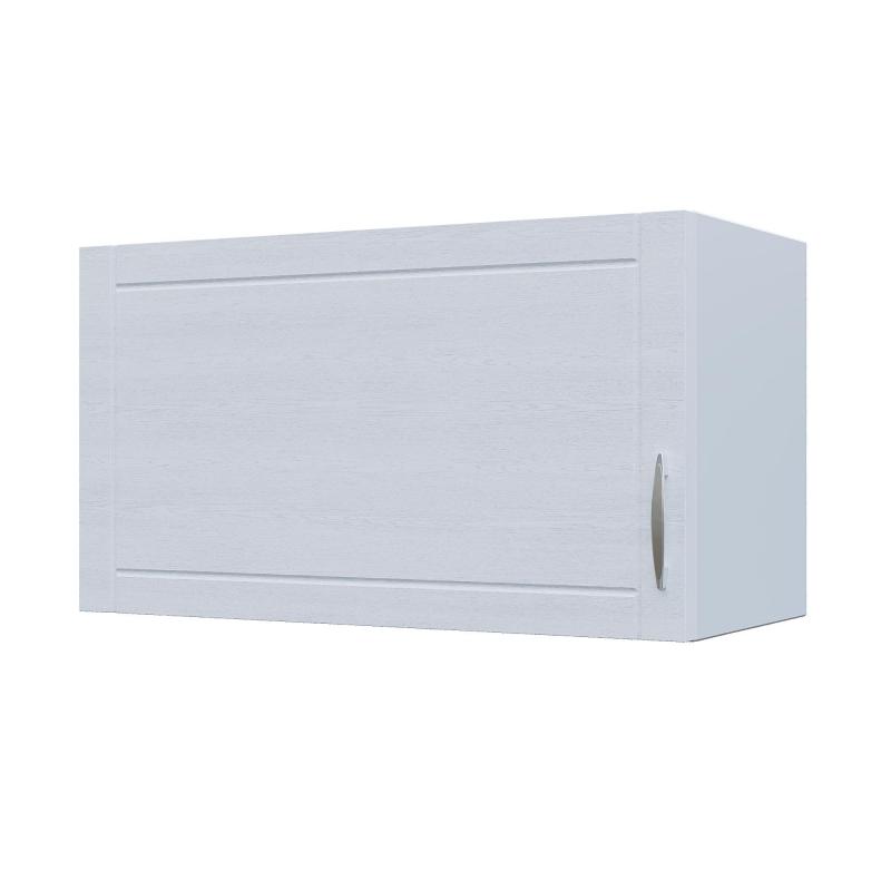 Шкаф навесной над вытяжкой Агидель 60x33.8x29 см ЛДСП цвет белый