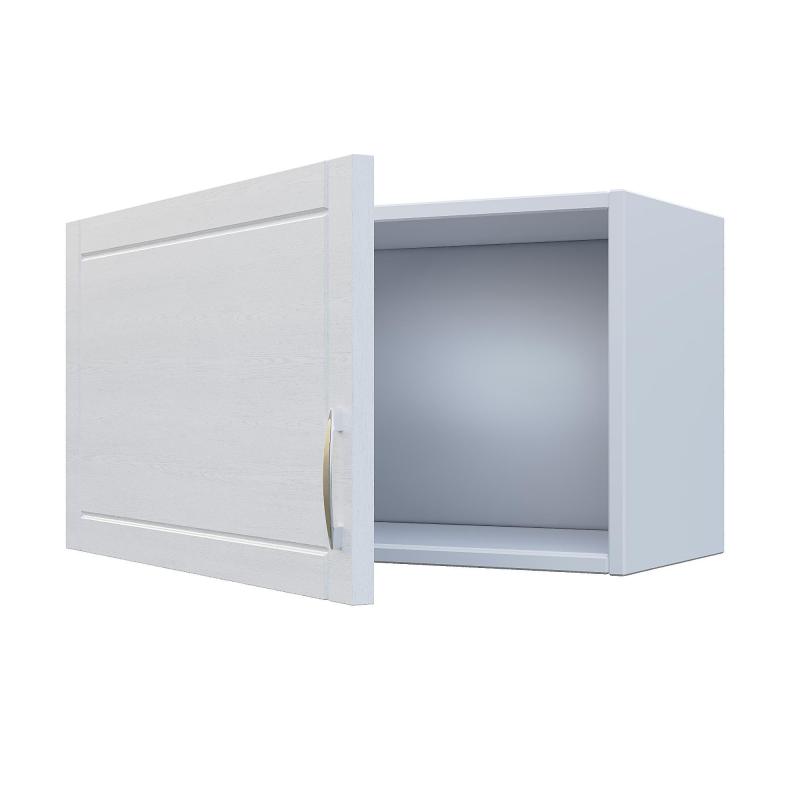 Шкаф навесной над вытяжкой Агидель 60x33.8x29 см ЛДСП цвет белый