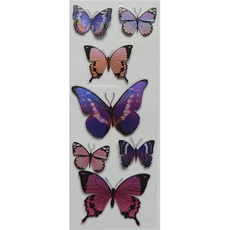 Наклейка "Бабочки" RKA 7501, 1 шт.