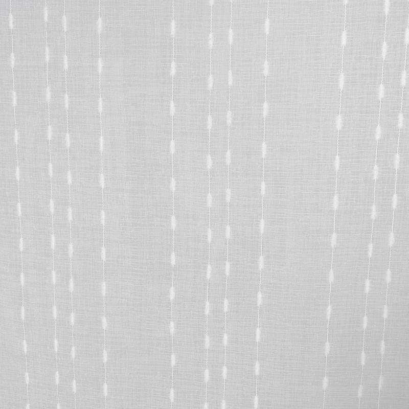 Тюль таспалы жасырын ілмектермен Livia Ақ 500x280 см түсі ақ