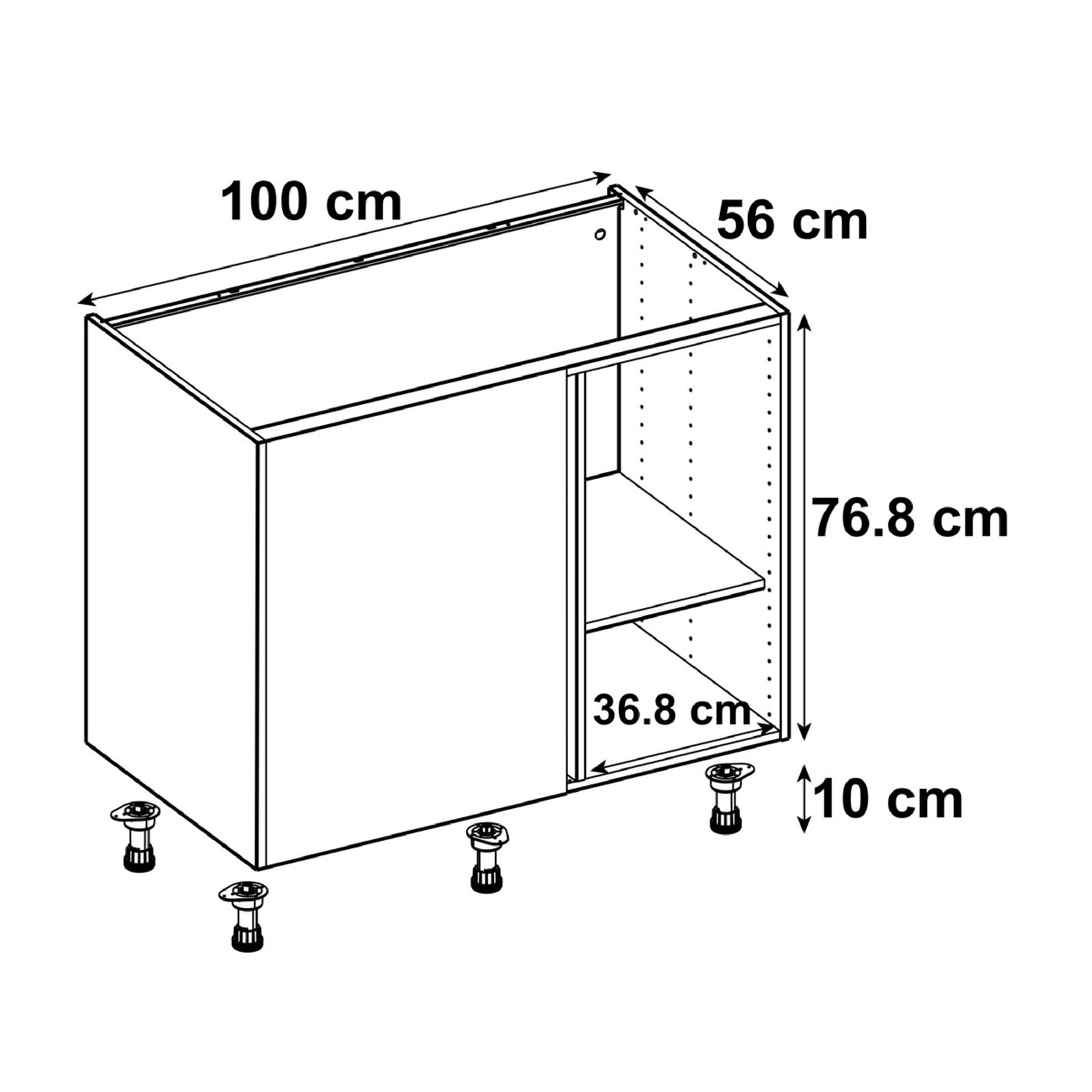 Каркас напольный Delinia ID 100x76.8x56 см