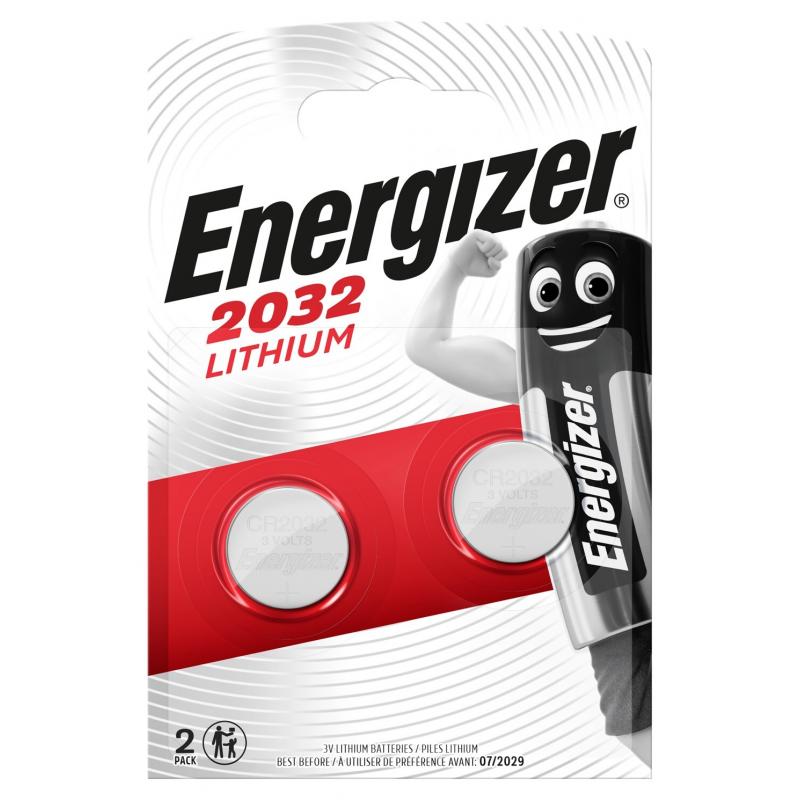 Батарейка Energizer CR2032 литиевая 2 шт.