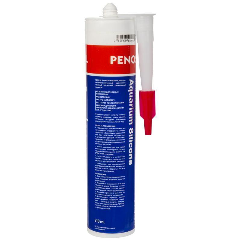 Герметик аквариумный Penosil, силиконовый, 310 мл