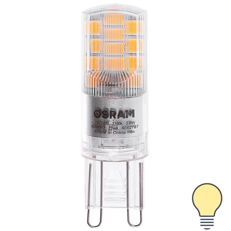 Лампа светодиодная Osram G9 2.6 Вт 320 Лм свет тёплый белый