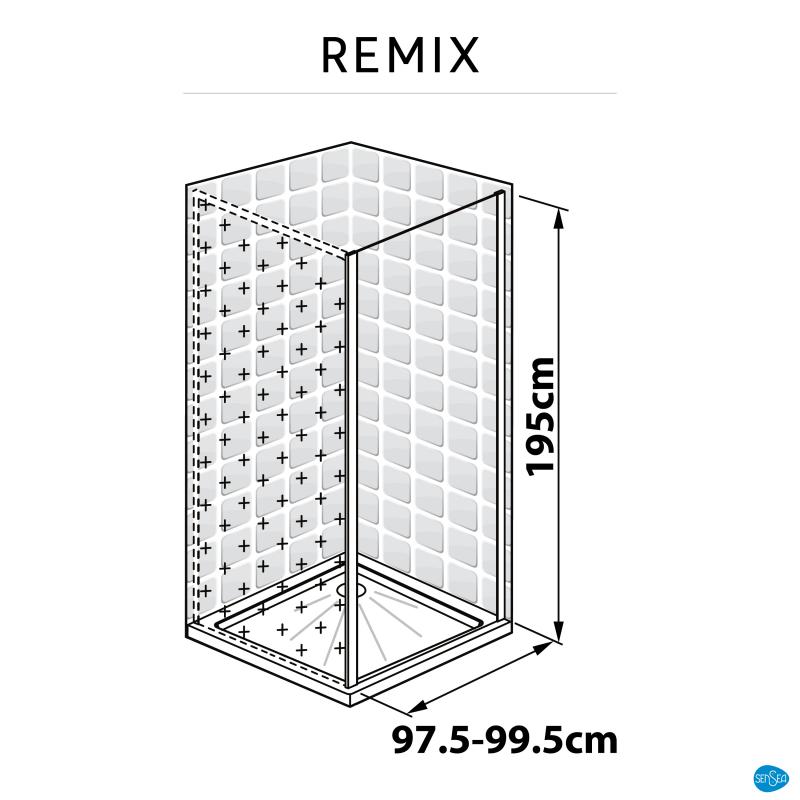 Панель боковая Sensea Remix 100x195 см