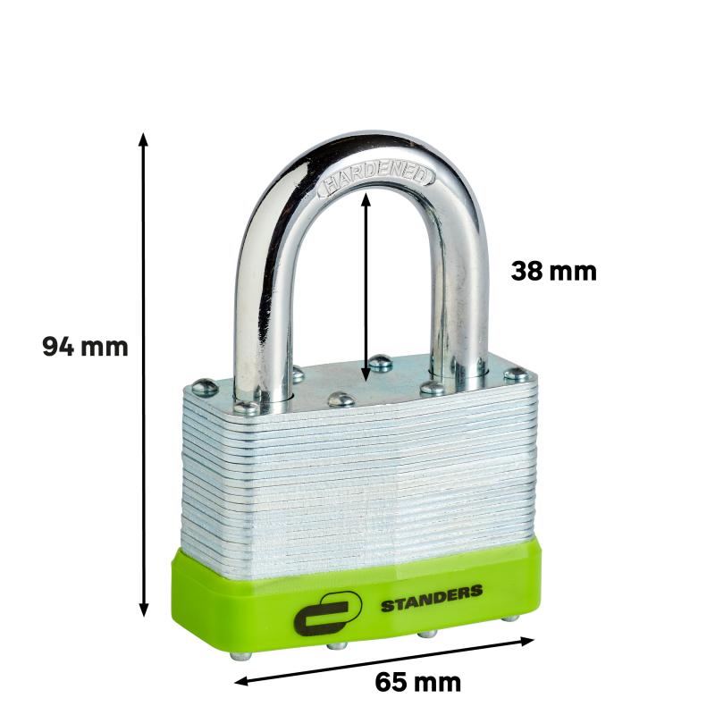 Замок навесной Standers 65x45 мм, сталь