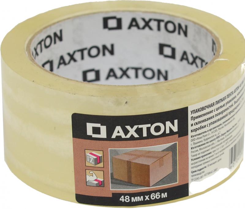 Упаковочная лента Axton, 48 мм x 66 м, 45 мкм