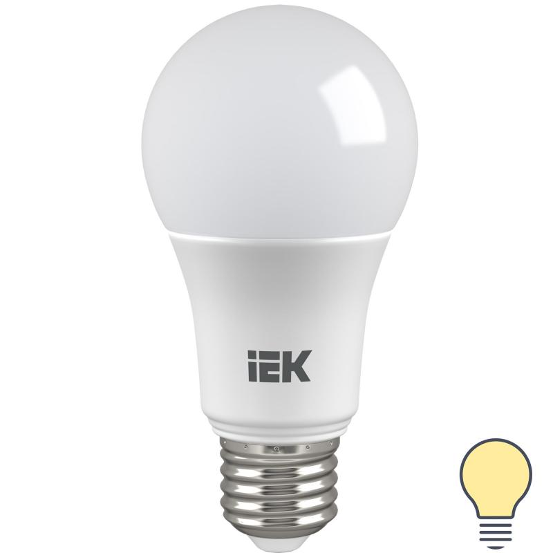 Лампа светодиодная IEK Шар E27 11 Вт 3000 К свет тёплый белый