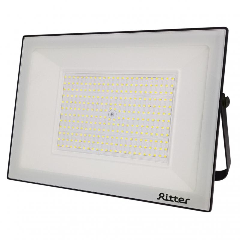 Прожектор светодиодный уличный Ritter Profi 53412 3 200 Вт 20000 Лм 180-240В холодный белый свет 6500К IP65 черный