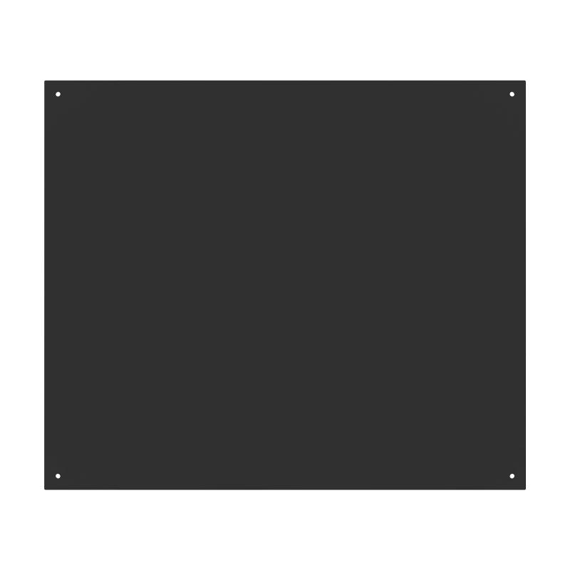 Стеновая панель Ферро 80x0.15x60 см металл цвет черный