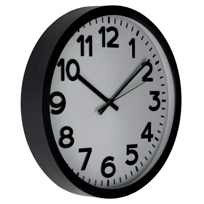 Часы настенные Готика ⌀30 см цвет серый