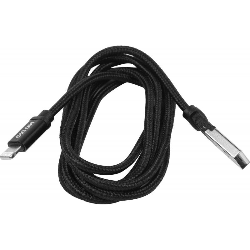 Кабель Oxion USB-Lightning 1.3 м 2 A цвет черный