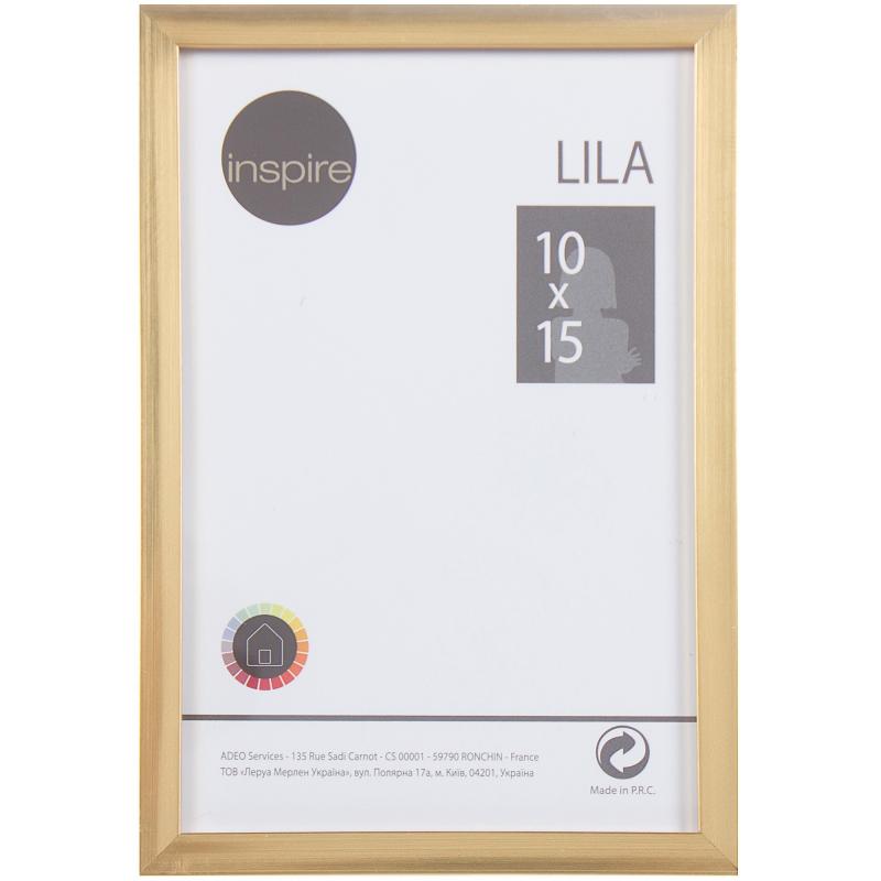 Рамка Inspire Lila 10x15 см цвет золото