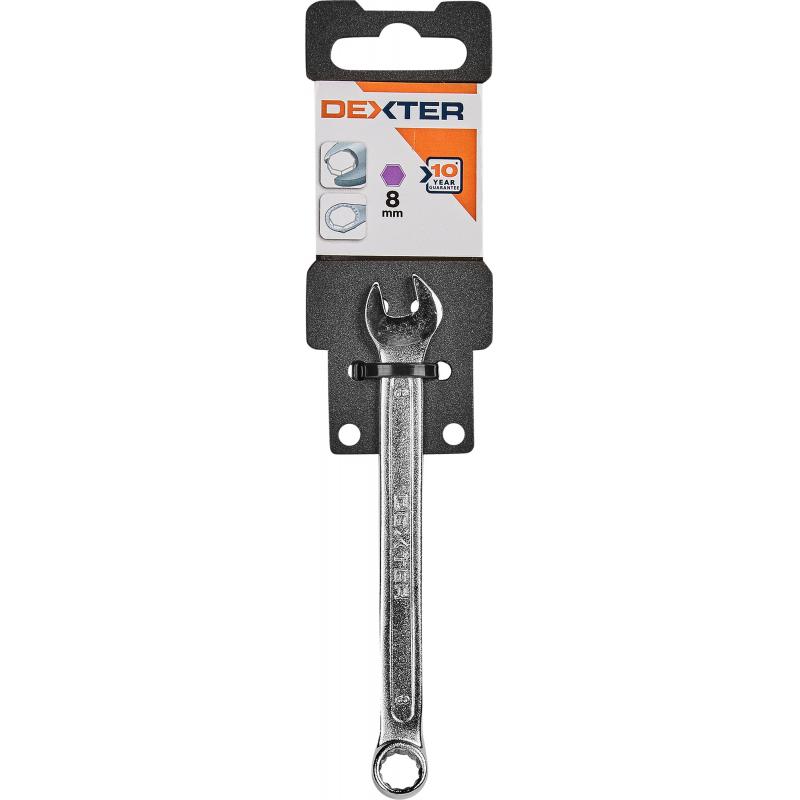 Ключ комбинированный Dexter, 8 мм