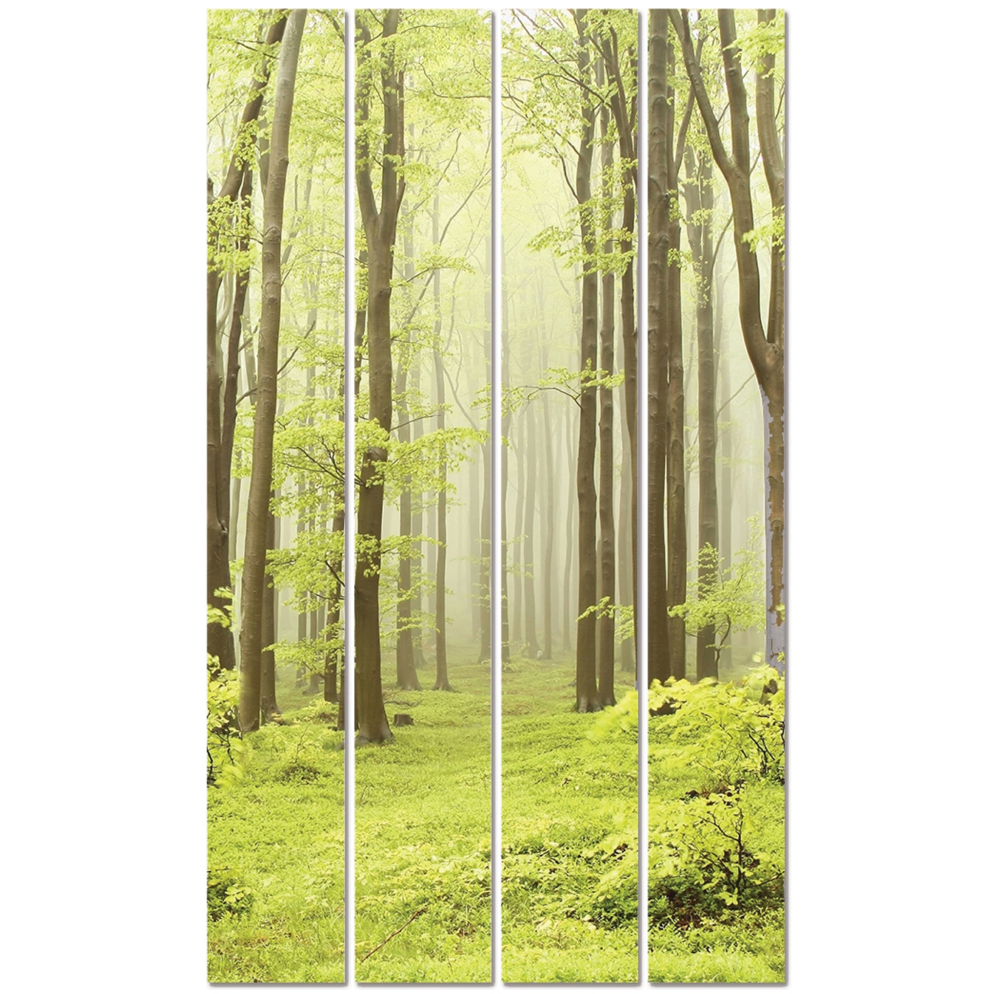 Комплект панелей ПВХ сказочный лес 2700x375 мм 4 шт