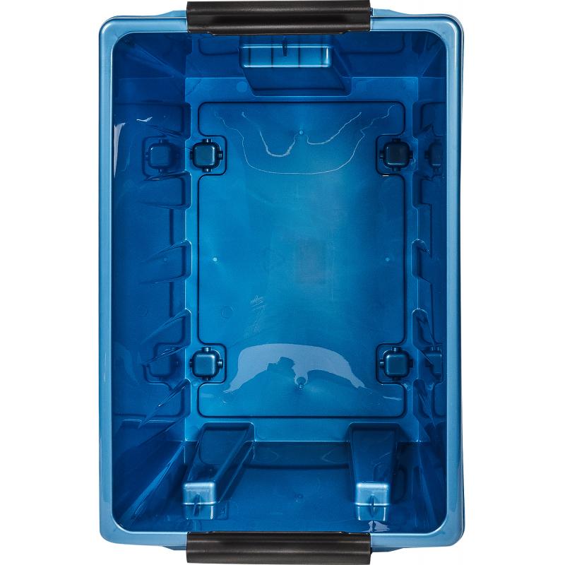 Контейнер Rox Box 58x35x39 см 70 л пластик с крышкой и роликами цвет синий