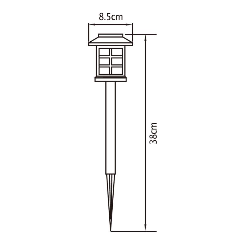 Жарықшам грунтқа Inspire London Mood Led күн сәулелік батареямен IP44