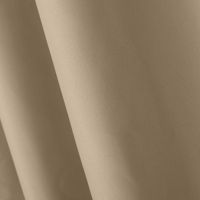 Штора на ленте со скрытыми петлями блэкаут Inspire Alycia 200x280 см цвет бежевый Trench 3