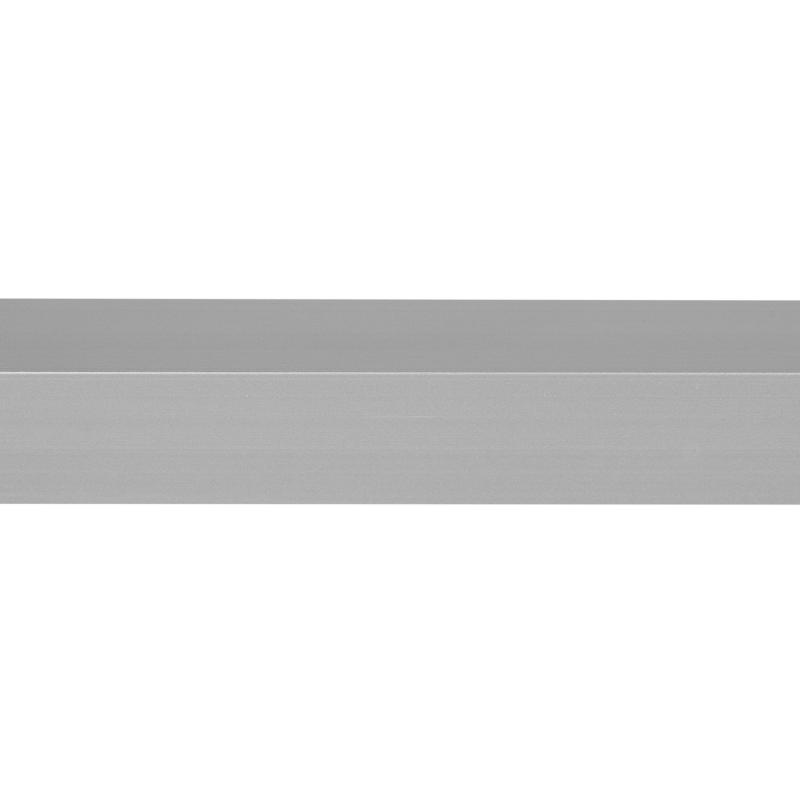 Уголок алюминиевый 20x10x1.2 мм, 1 м, цвет серебро