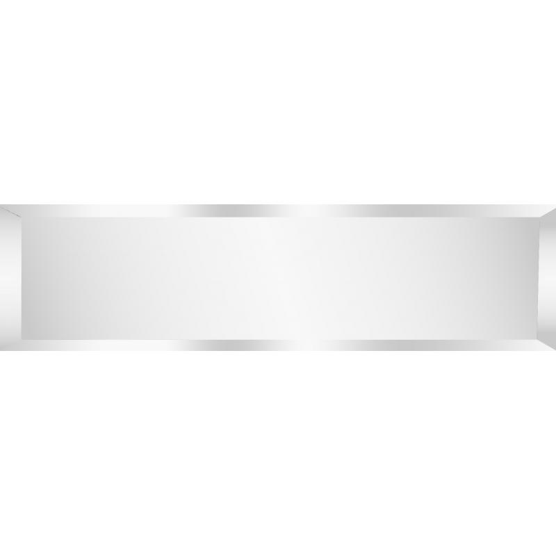 Плитка зеркальная Mirox 3G прямоугольная 40x10 см цвет серебро