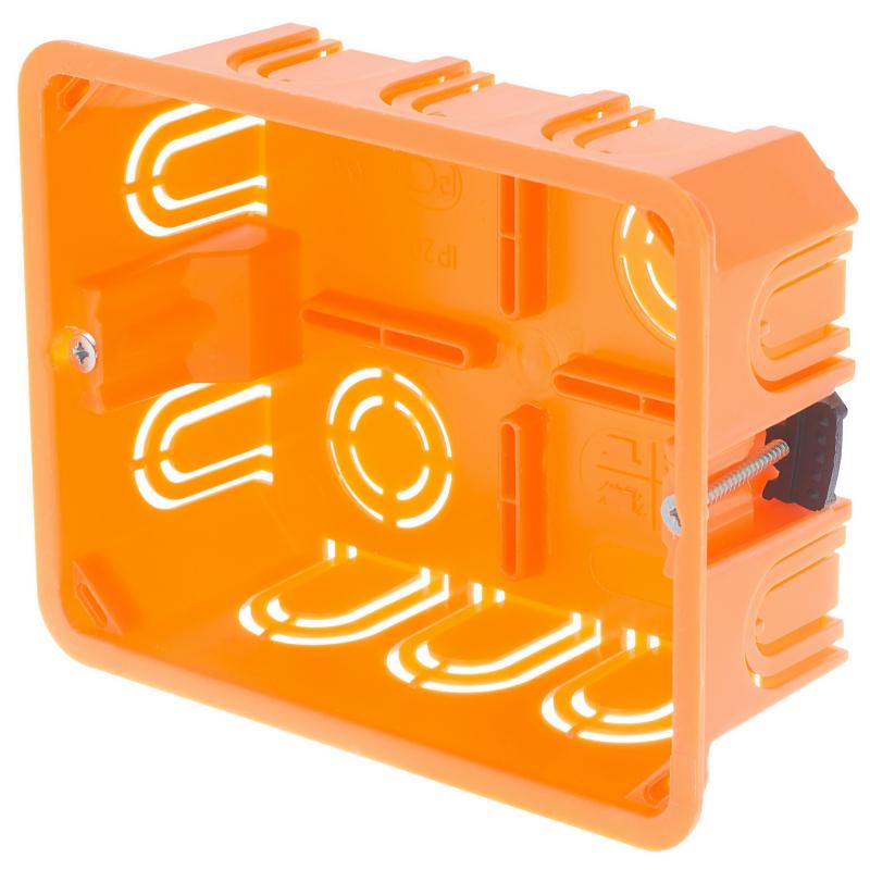 Распределительная коробка скрытая TDM СП 120х92х45 мм 10 вводов IP20 цвет оранжевый
