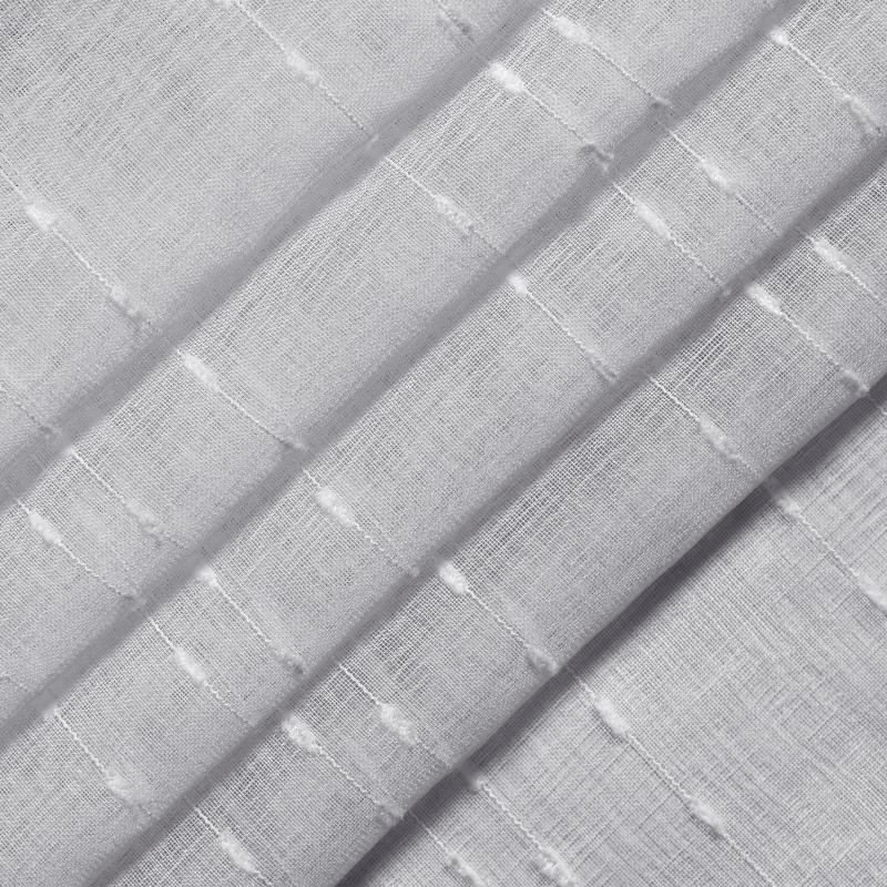 Тюль на ленте со скрытыми петлями Livia Granit5 300x280 см цвет светло-серый