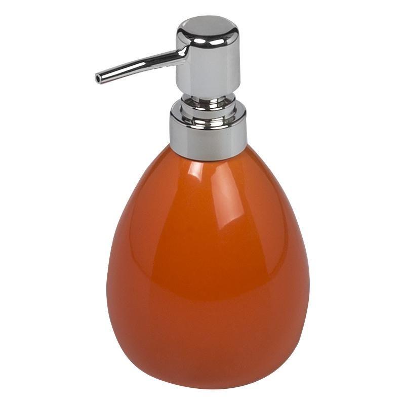 Дозатор для жидкого мыла настольный «Legend» керамика цвет оранжевый