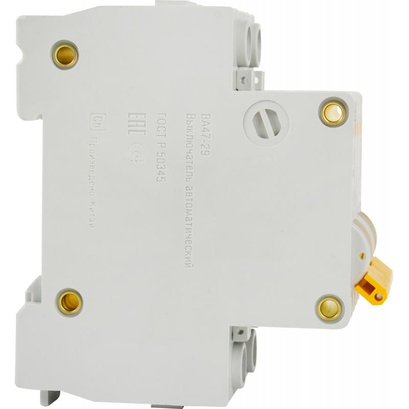 Автоматический выключатель IEK Home ВА47-29 1P N C16 А 4.5 кА