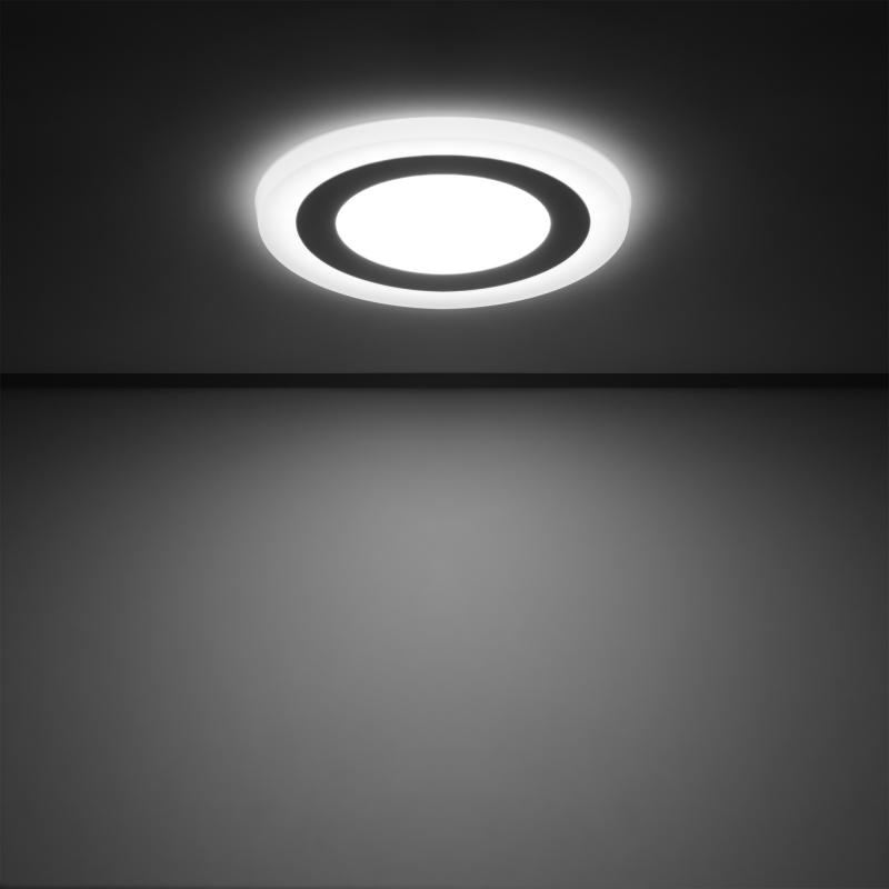 Светильник встраиваемый Gauss Backlight BL117 круглый 6 и 3 Вт свет холодный белый