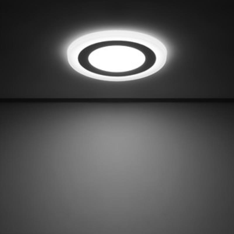 Светильник встраиваемый Gauss Backlight BL117 круглый 6 и 3 Вт свет холодный белый