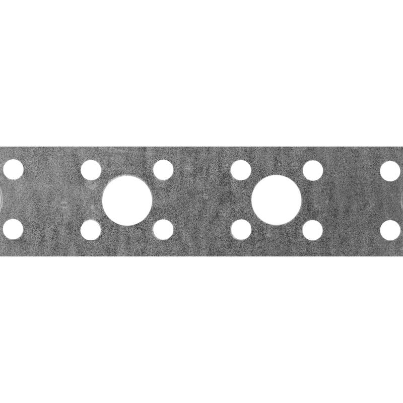 Перфорированная лента прямая LP 20x0.5 5 м оцинкованная сталь цвет серебро