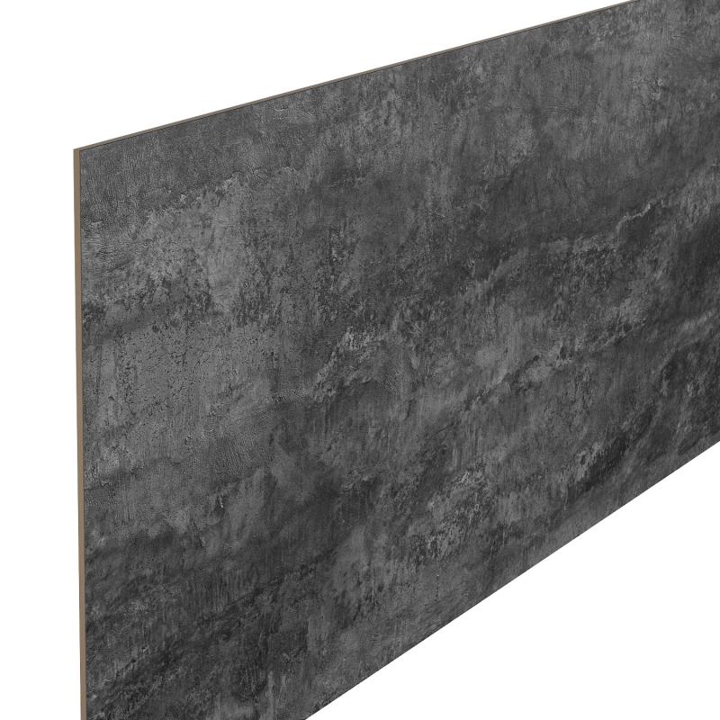 Қабырғалық панель Бетон қара 300x0.6x60 см ҰДФ түсі сұр