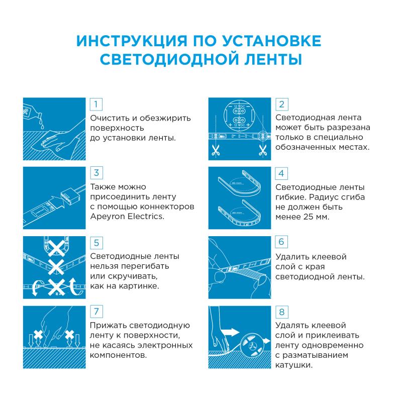 Подсветка контурная «51», 5 м, свет холодный белый