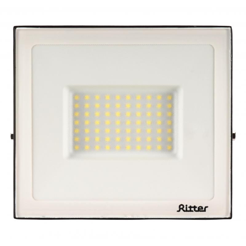 Прожектор жарықдиодты көшелік Ritter Profi 53409 3 70 Вт 7000 Лм 180-240В суық ақ жарық 6500К IP65 қара