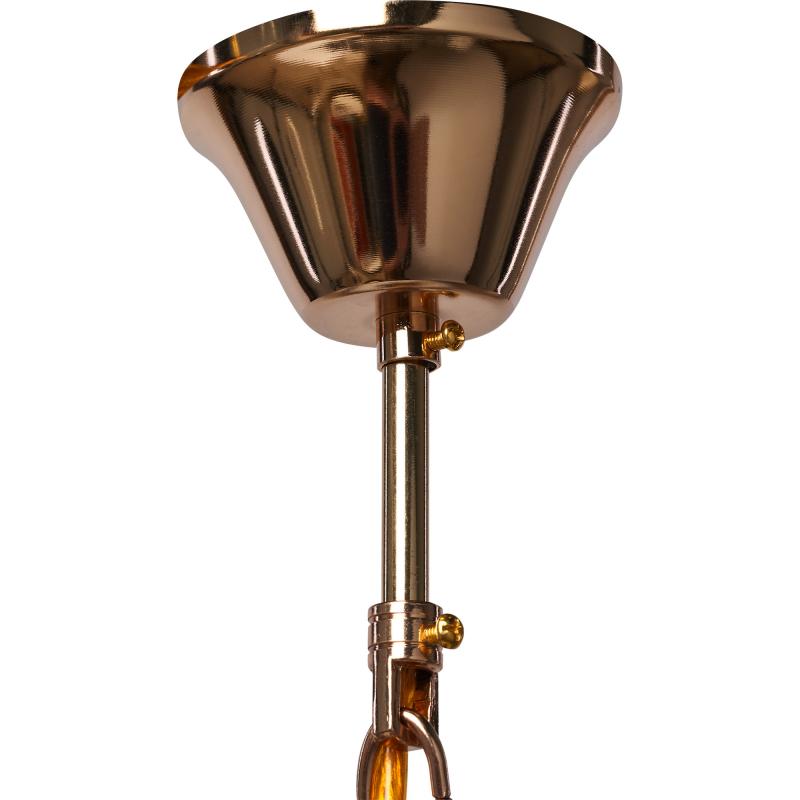 Люстра каскадная хрустальная подвесная Wink Майя E1925/6, 6 ламп, 18 м², цвет золотистый