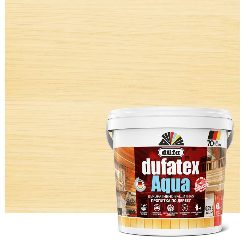 Сіңдірме ағашқа арналған сулы мөлдір Dufatex aqua 0.75 л